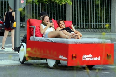 E la bici diventa un letto