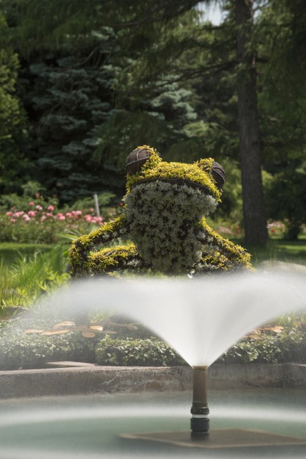 Canada, il giardino artistico: le piante sono statue