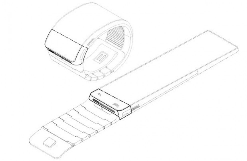 Samsung, un brevetto per un orologio "smart"