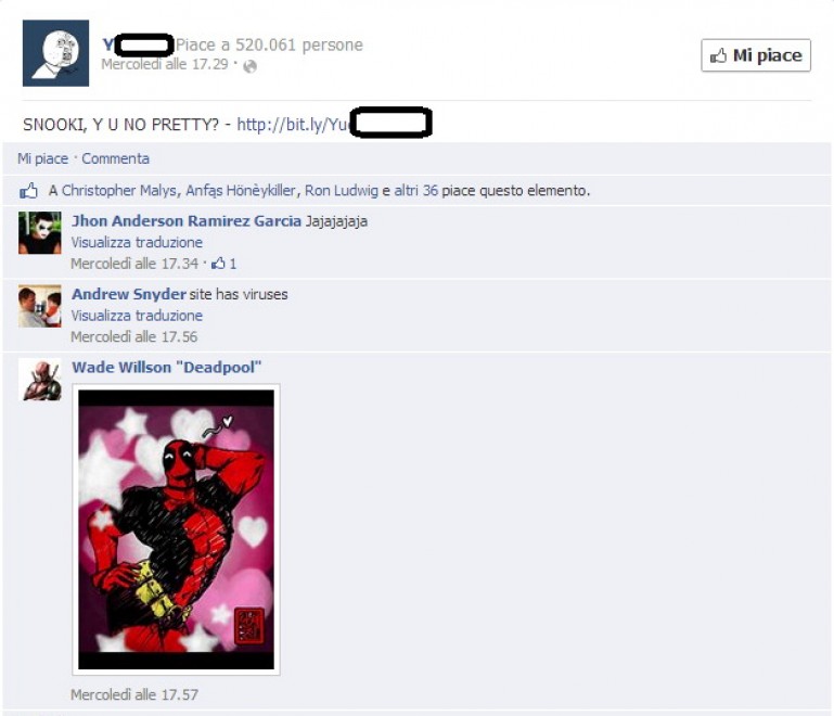 Il business dello spam su Facebook