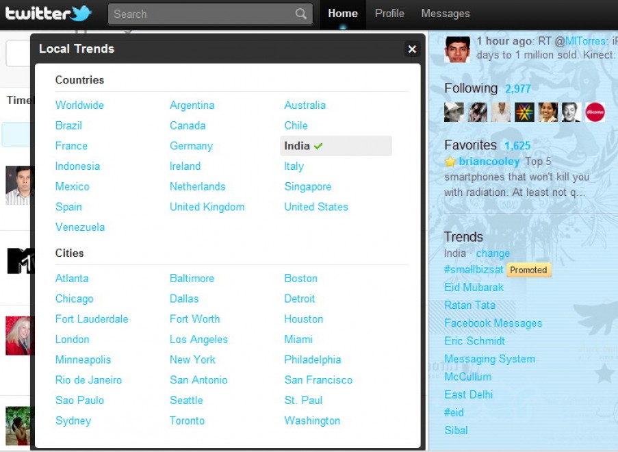 Facebook, ecco i trending topic