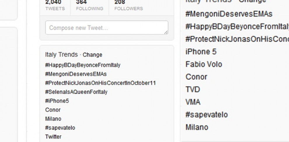 Facebook, ecco i trending topic