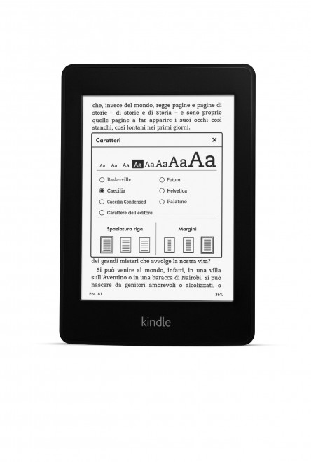Kindle Paperwhite, Amazon svela la nuova generazione