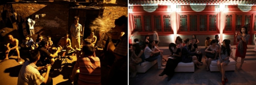 La Cina tra ricchi e poveri: il fotoconfronto