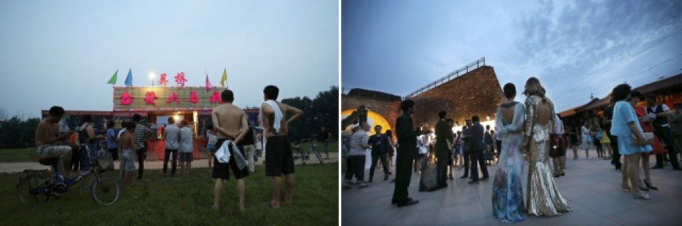 La Cina tra ricchi e poveri: il fotoconfronto