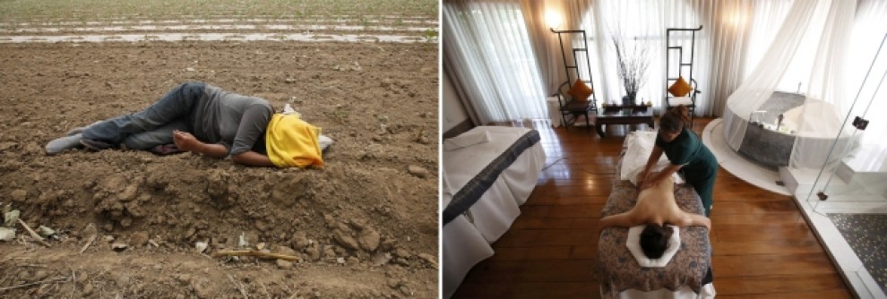 La Cina tra ricchi e poveri: il fotoconfronto