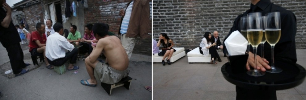 La Cina tra ricchi e poveri: il fotoconfronto