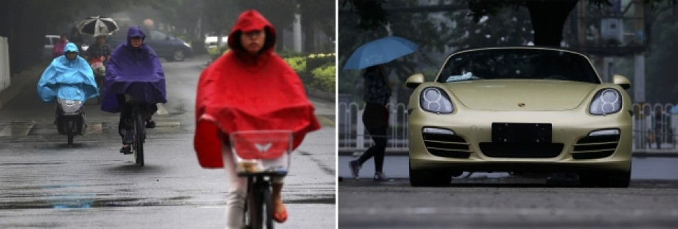 La Cina tra ricchi e poveri: il fotoconfronto