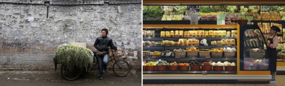 La Cina tra ricchi e poveri: il fotoconfronto