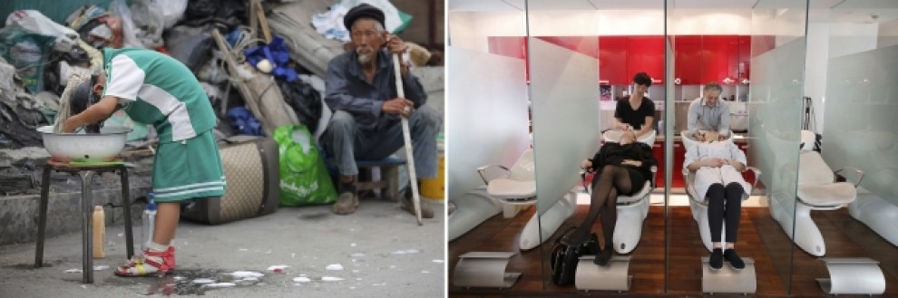 La Cina tra ricchi e poveri: il fotoconfronto