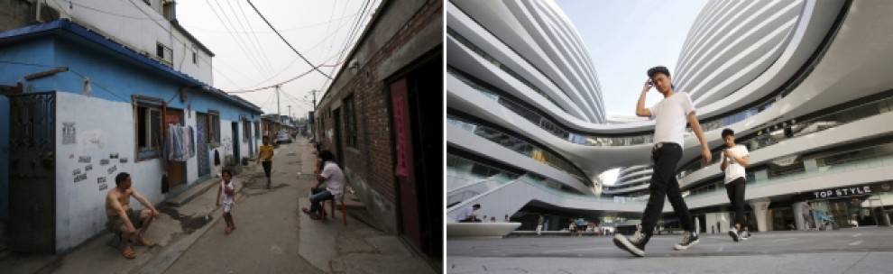 La Cina tra ricchi e poveri: il fotoconfronto