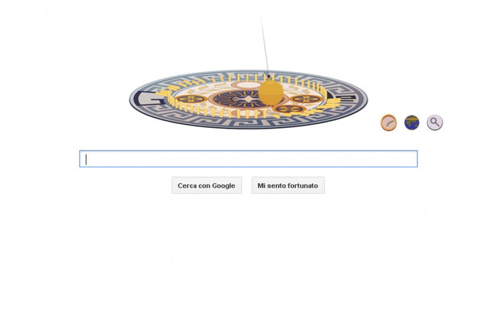 L&eacute;on Foucault e il pendolo di Google: il doodle &egrave; oscillante