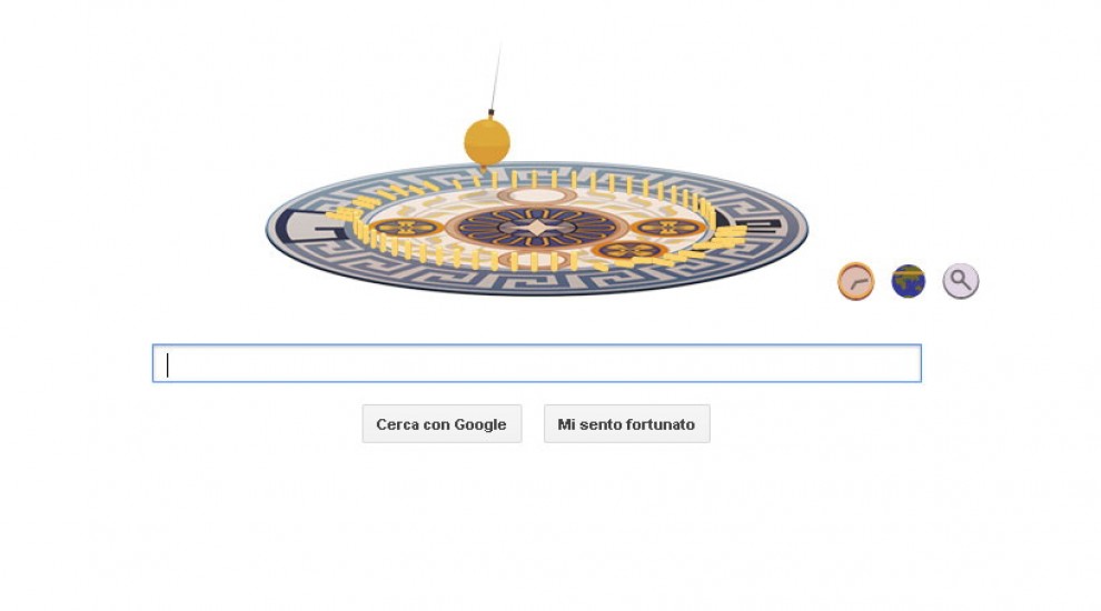 L&eacute;on Foucault e il pendolo di Google: il doodle &egrave; oscillante