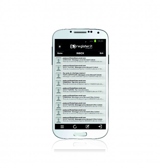Register.it, una PEC anche su mobile