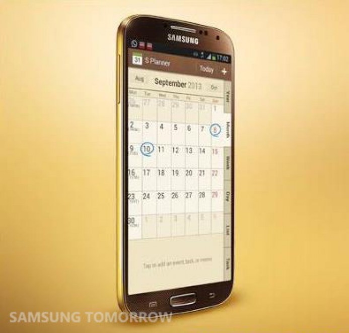 Samsung, "Facciamo cellulari dorati da sempre"