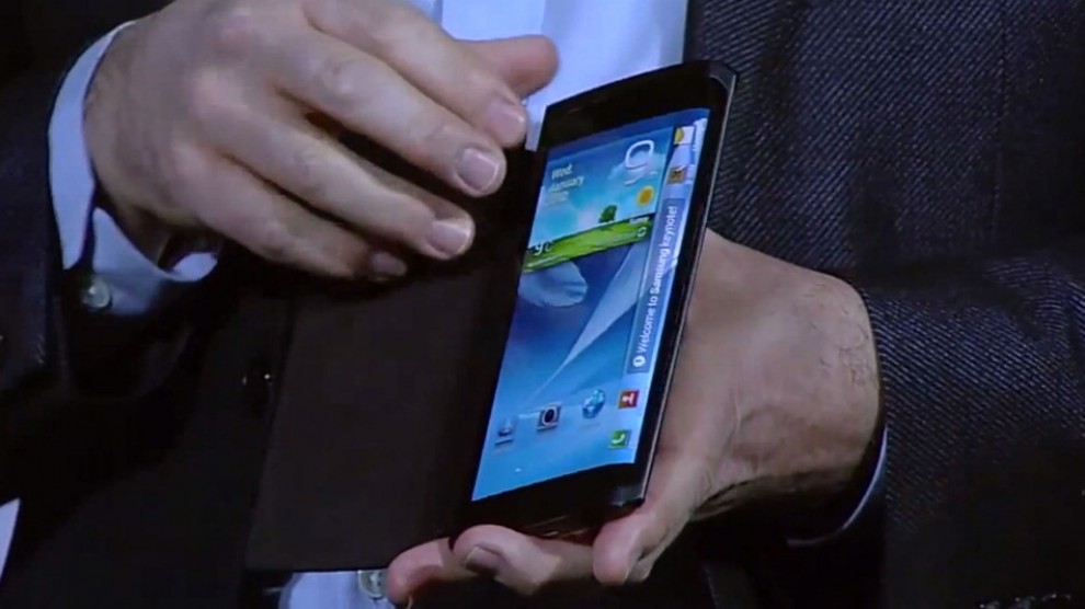 Samsung e Lg, pronti i display flessibili