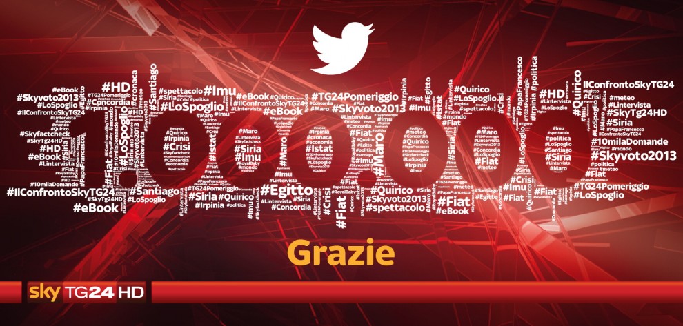 Sky Tg24 Hd, quando la tv conquista Twitter