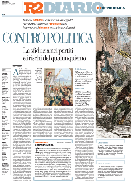 19 Aprile 2012 - Contro politica