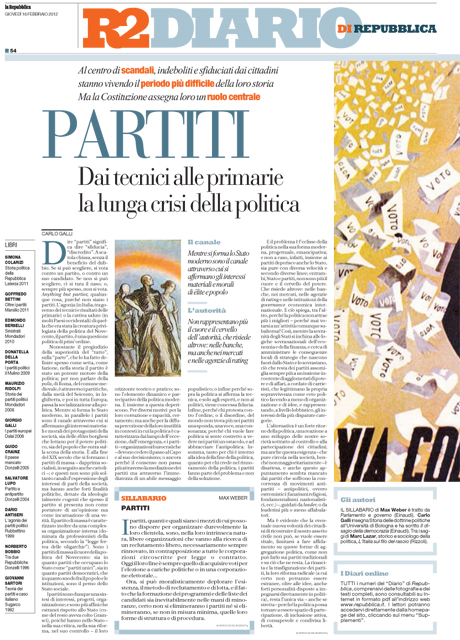 16 febbraio 2012 - Emergenza