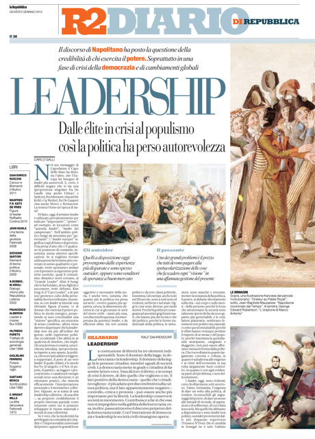 05 gennaio 2012 - Leadership