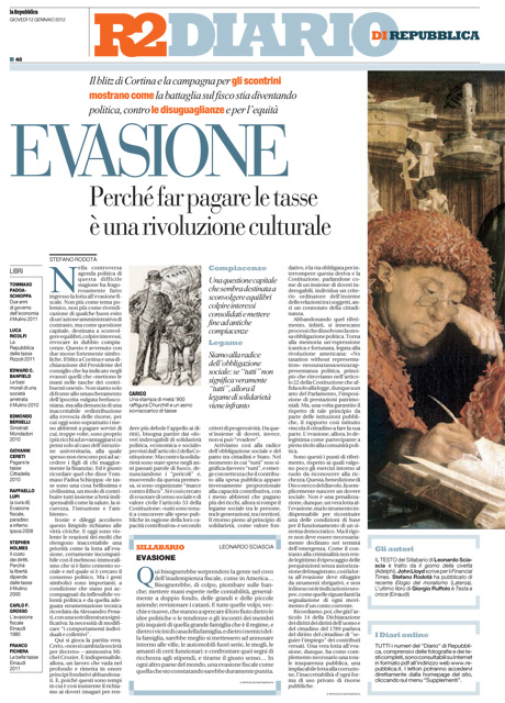 12 gennaio 2012 - Evasione