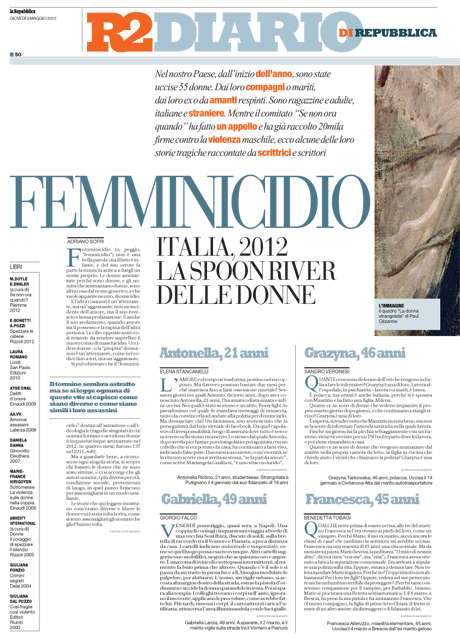 03 Maggio 2012 - Femminicidio