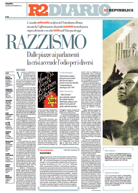 29 Novembre 2012 - Razzismo