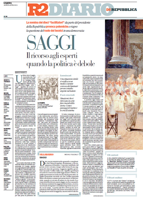 04 Aprile 2013 - Saggi