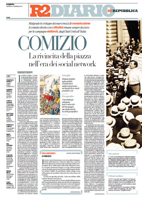 21 Febbraio 2013 - Comizio
