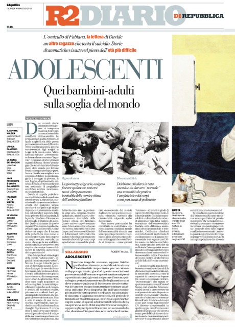 30 Maggio 2013 - Adolescenti