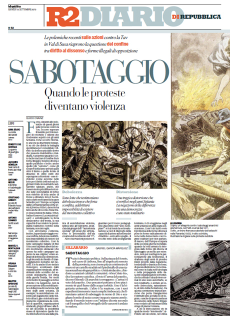 12 Settembre 2013 - Sabotaggio