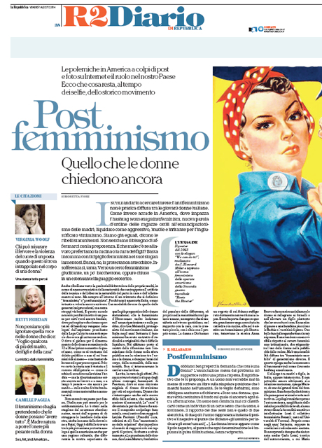 01 Agosto 2014 - Post Femminismo