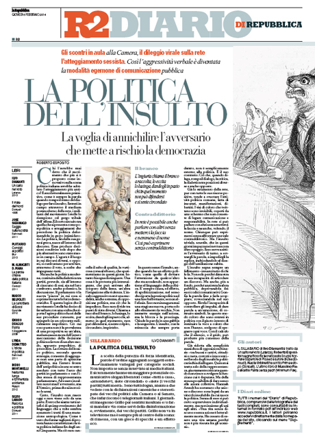 06 Febbraio 2014 - La politica dell'insulto