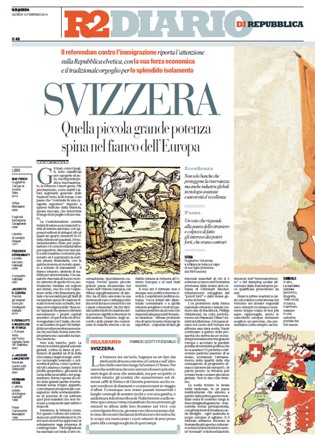 13 Febbraio 2014 - Svizzera