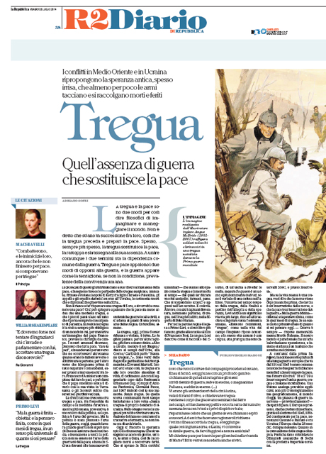 25 Luglio 2014 - Tregua