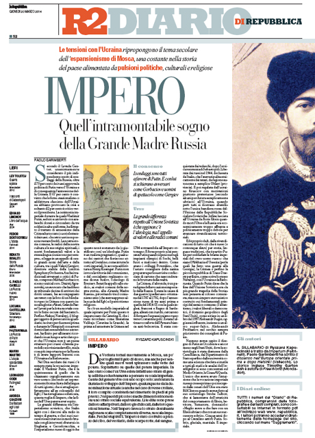 20 Marzo 2014 - Impero
