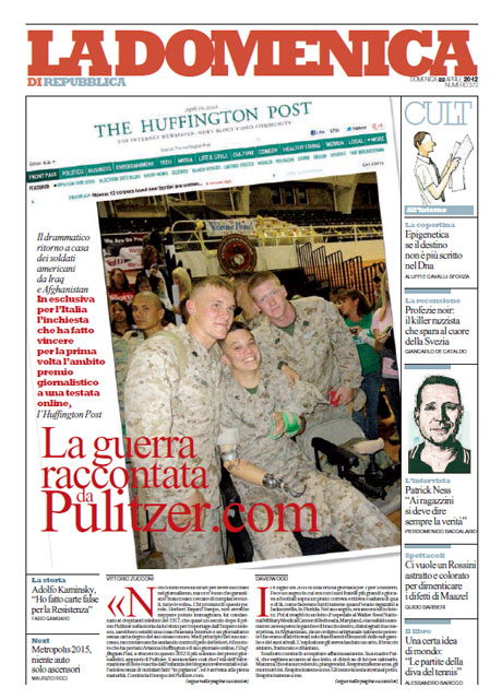 22 Aprile 2012 - La guerra raccontata da pulizer.com