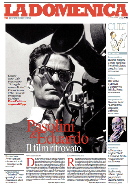 02 Dicembre 2012 - Pasolini & Eduardo
