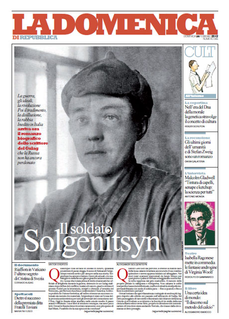 26 Febbraio 2012 - Il soldato Solgenitsyn
