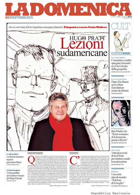04 Novembre 2012 - Hugo Pratt - Lezioni Sudamericane