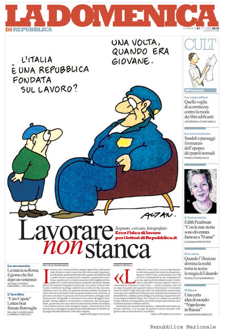 21 Ottobre 2012 - Lavorare non stanca