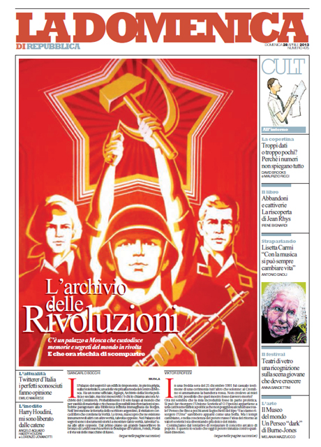 28 Aprile 2013 - L'archivio delle rivoluzioni