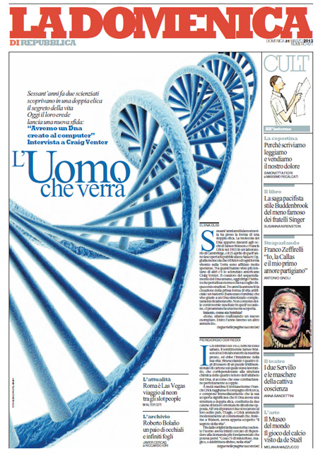 31 Marzo 2013 - L'uomo che verrà