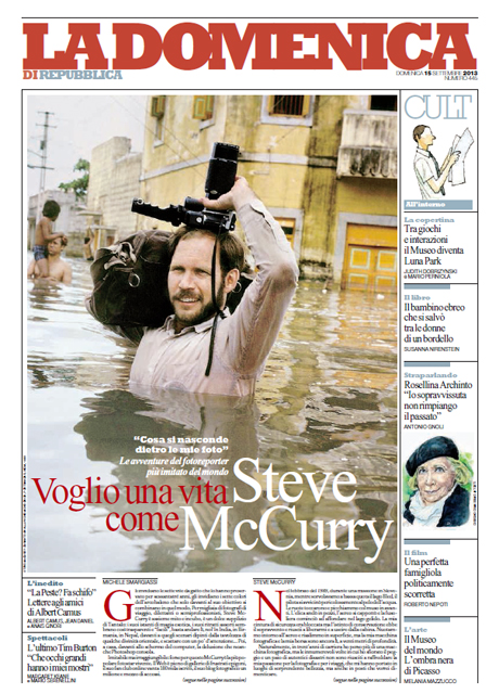 15 Settembre 2013 - Voglio una vita come Steve McCurry