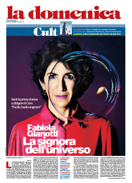 28 Dicembre 2014 - Fabiola Giannotti - La signora dell'universo