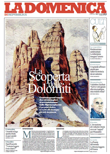 16 Febbraio 2014 - La scoperta delle Dolomiti