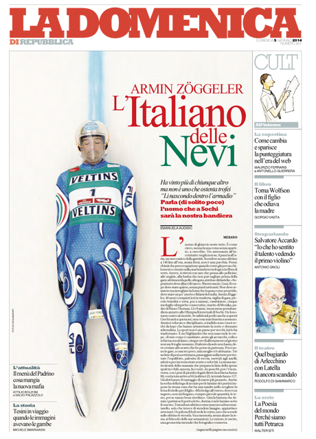 05 Gennaio 2014 - Armin Zoggeler - L'italiano delle nevi