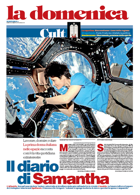 8 Febbraio 2015 - Il diario di Samantha
