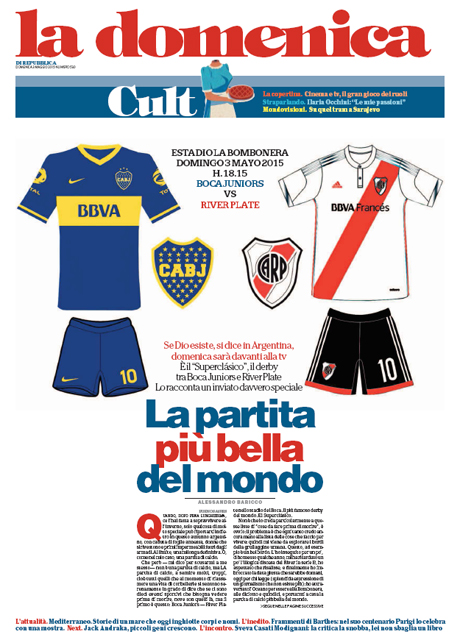 03 Maggio 2015 - La partita più bella del mondo