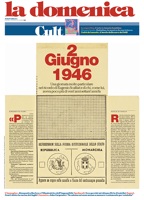 29 Maggio 2016 - 2 giugno 1946